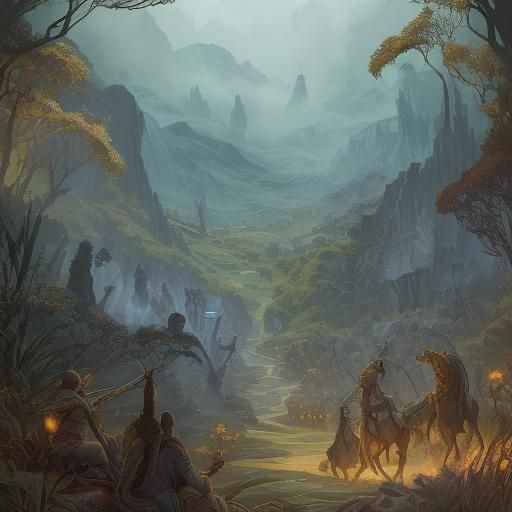 With brushstrokes of magic, worlds come alive,
Fantastical t...