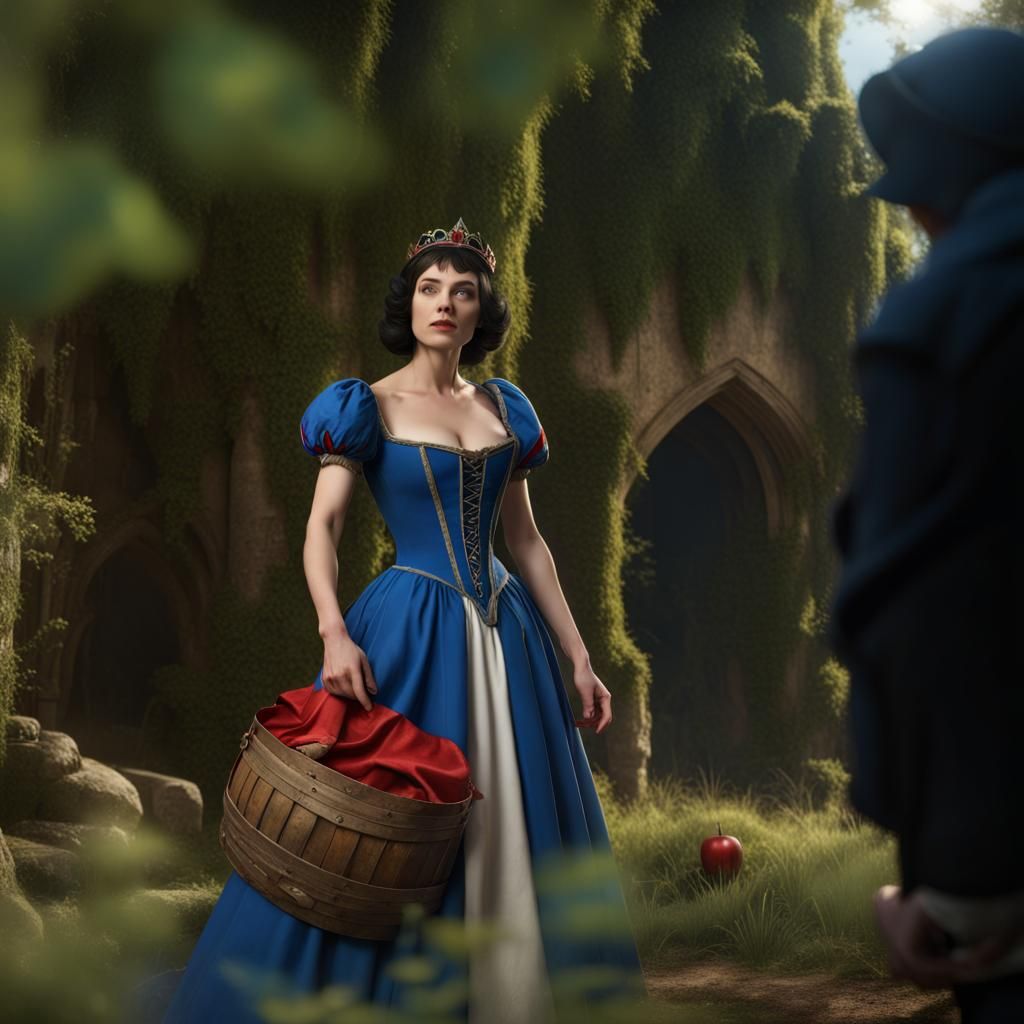 Snow White in 13th Century German Gown
