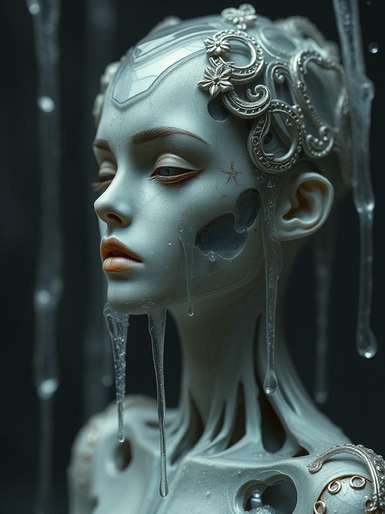 Melting Ice Tears on Ferric Filigree Dollequins