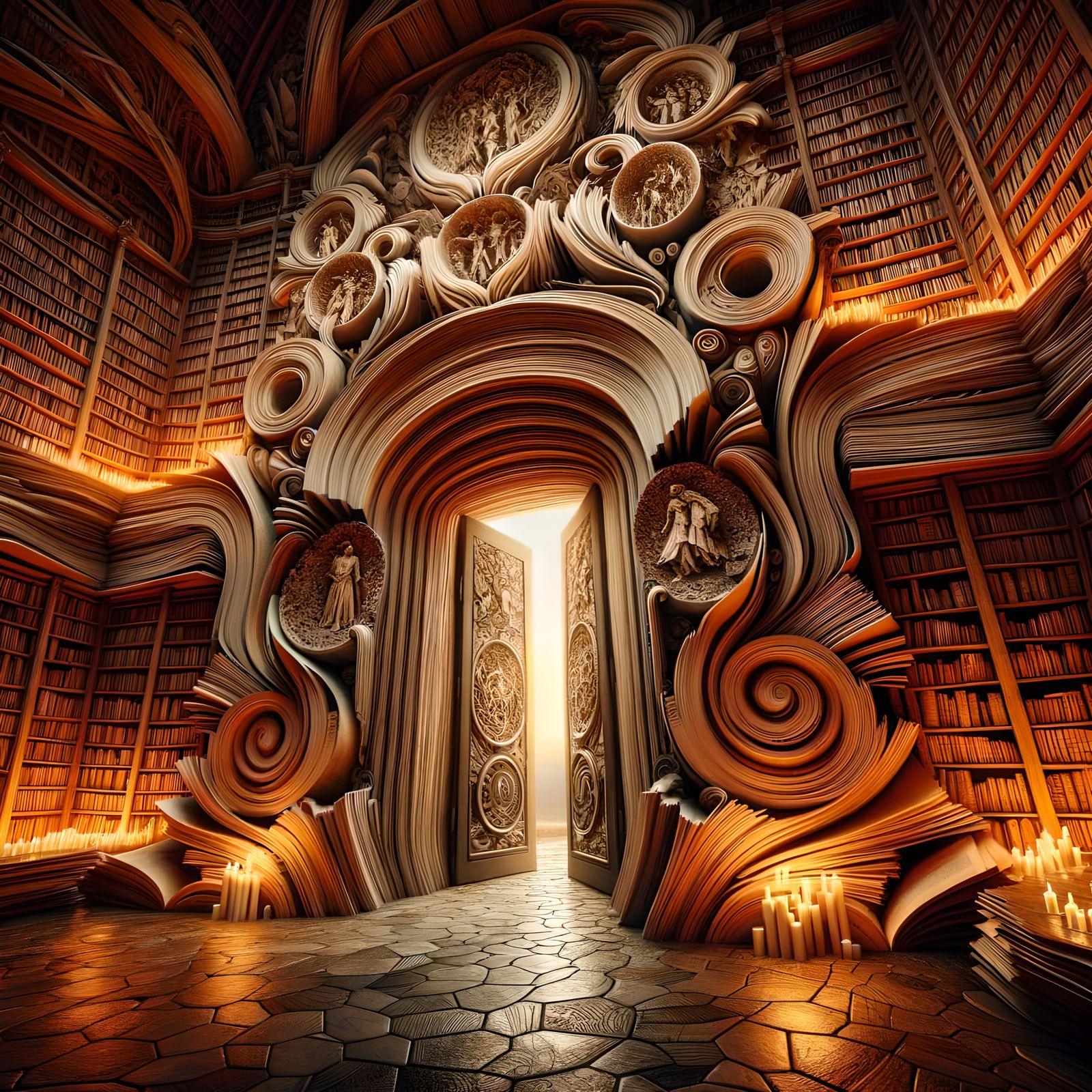 Library Portal: A Universe of Intellect and Fantasy
