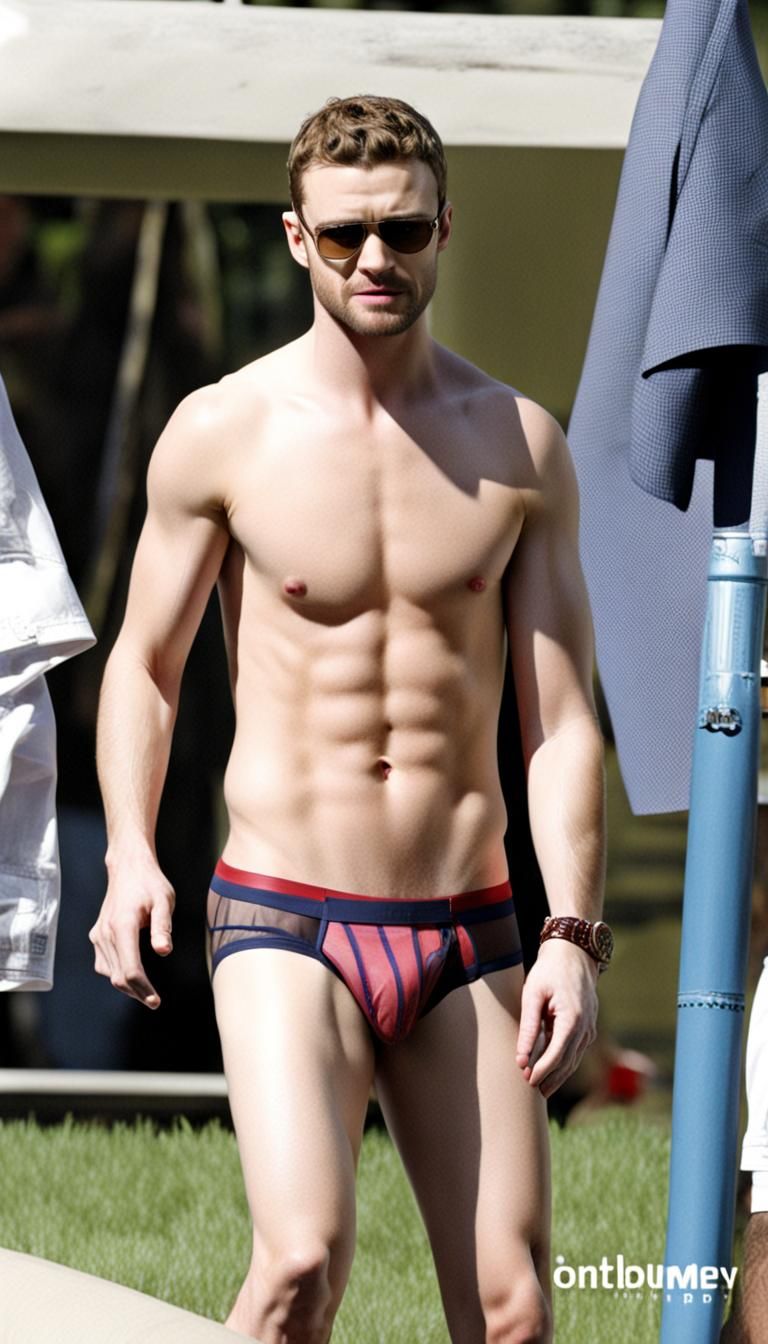 Man in Underwear AI Generated Image