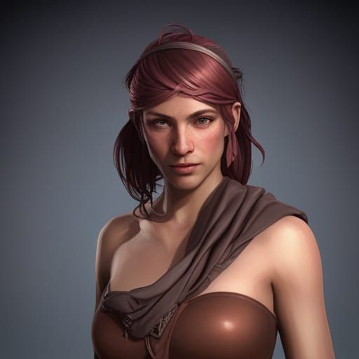 Detailed Portrait of Seamstress in Unreal Engine 5