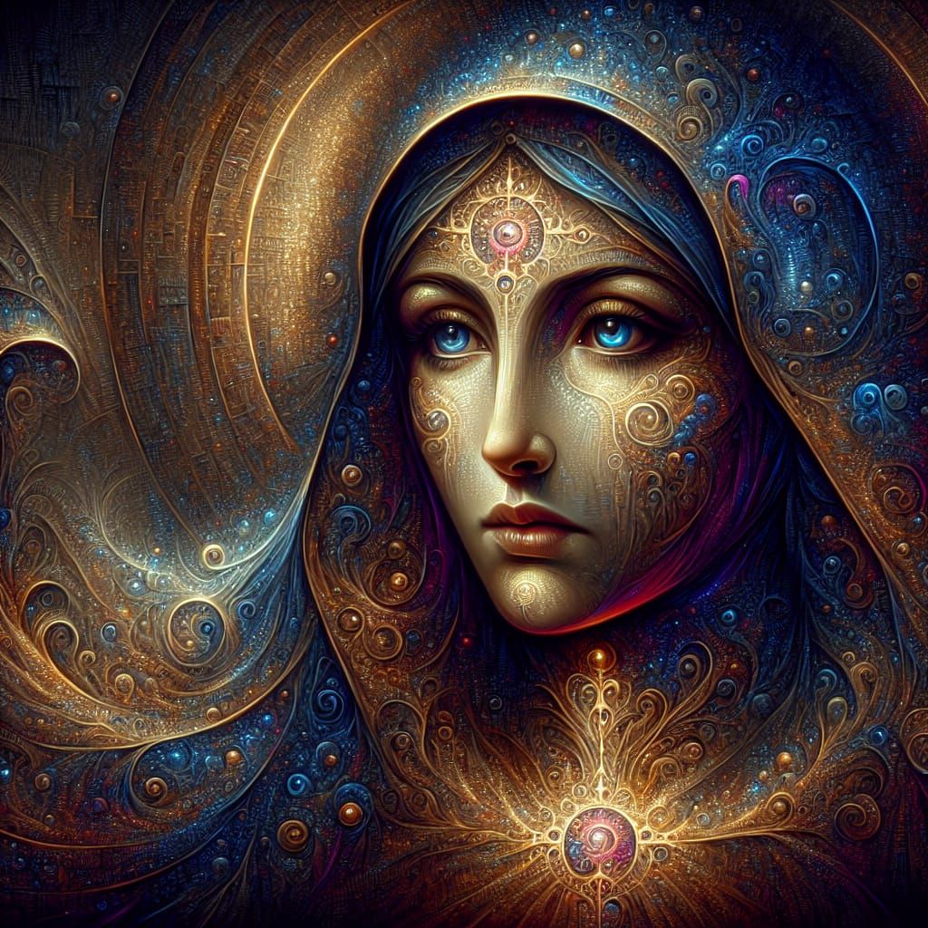 Holy Mary: Fantasy Concept Art in Matte Painting