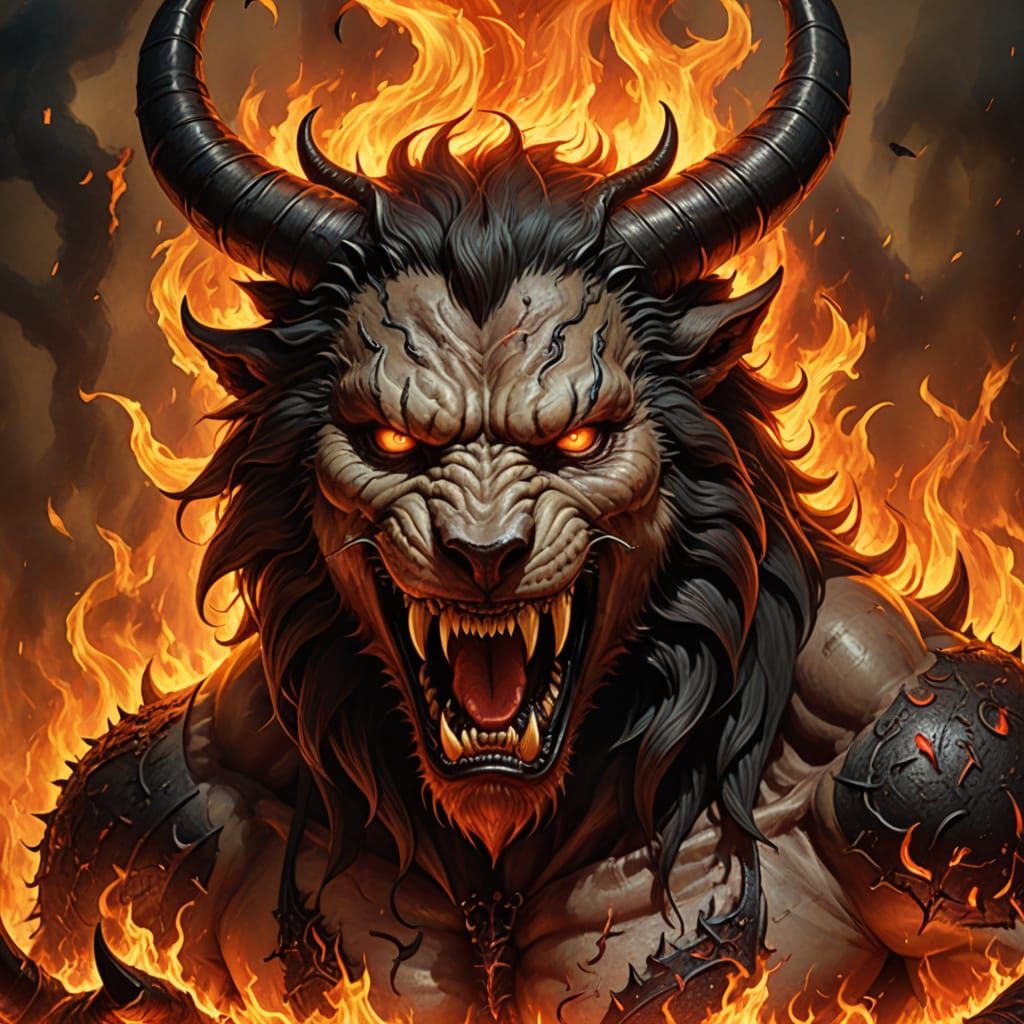 Infernal Landscape: A Vision of Hellfire