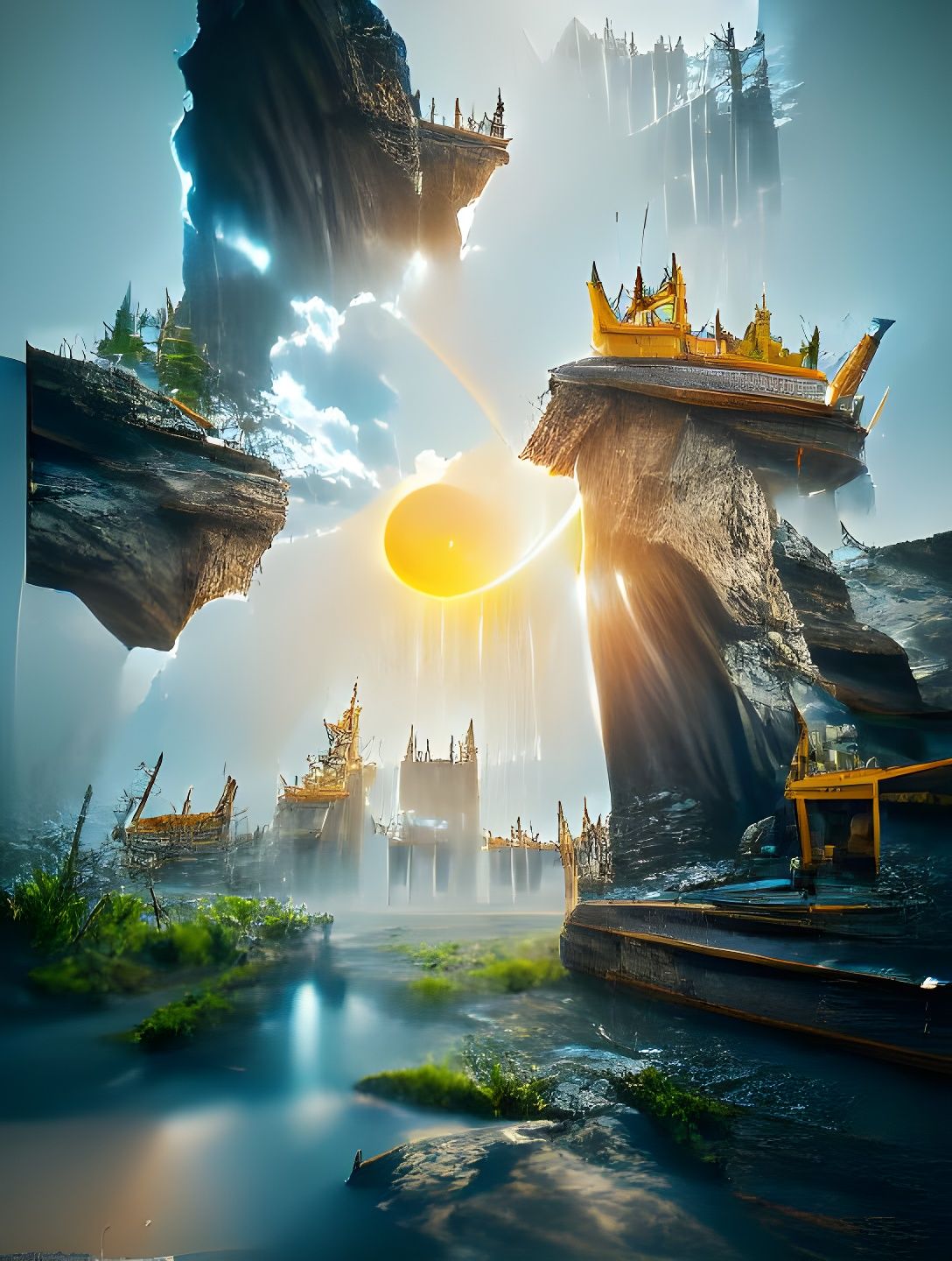 Cryengine Kingdom in Sunshine Rays