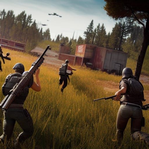 PUBG Warzone: Detailed Matte Painting in 8K