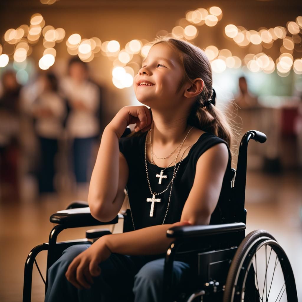Girl in Wheelchair Dreams of Dancing: Photo