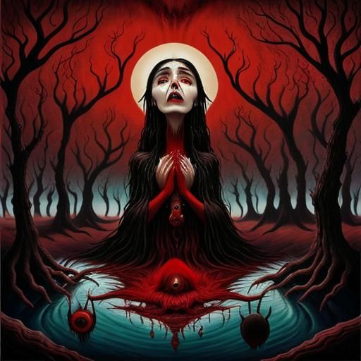 Surreal River of Tears: An Emotional Awakening