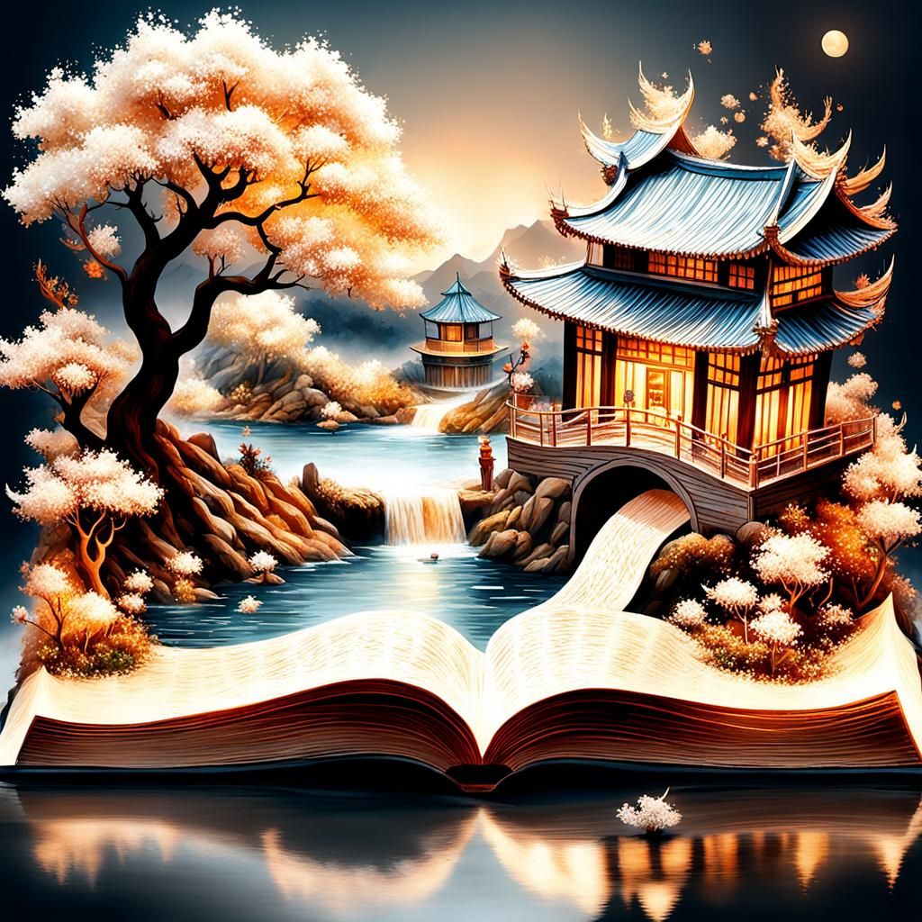 Victorian Portrait of Modest Girl with Braids