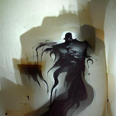 Sinister Ink Shadow Figure
