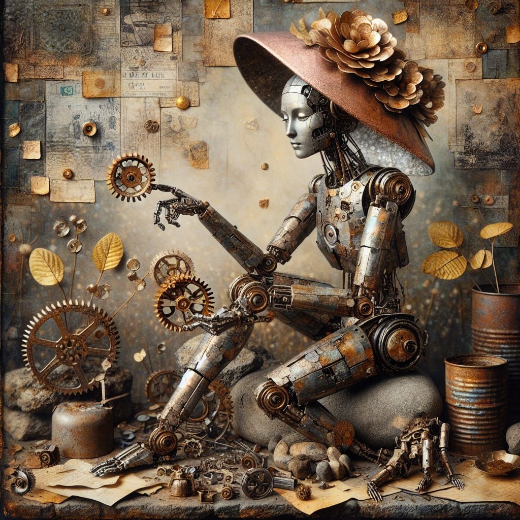 A Melancholic Metal Maid, Lost in a World of Rust and Decay