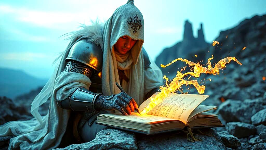 Ghost Scribe Chronicling Dying Continent in Hyperrealistic S...