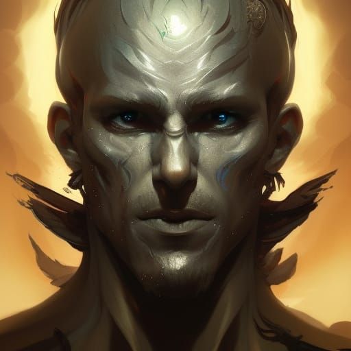 Erebus: God of Shadows, Hyperdetailed Portrait