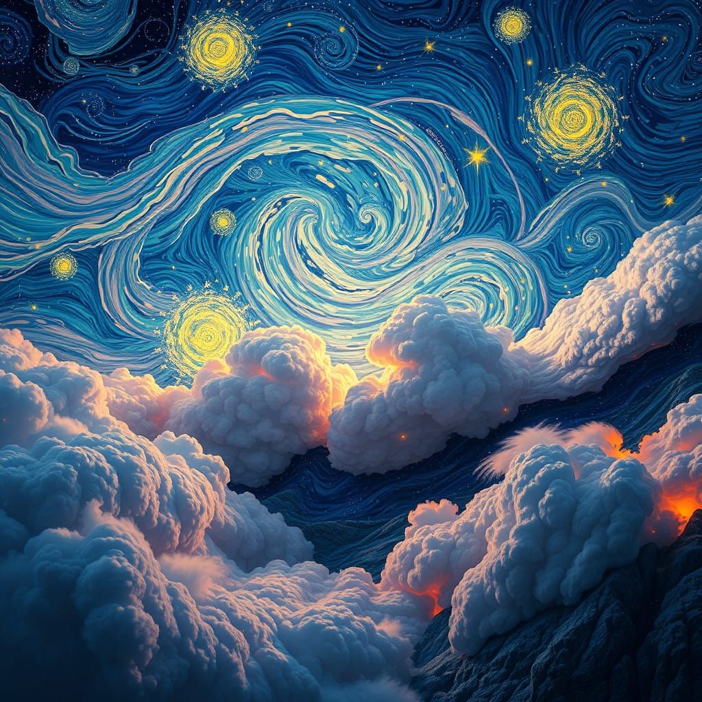 Whimsical Celestial Landscape in Vibrant Unreal Engine 5 Sty...