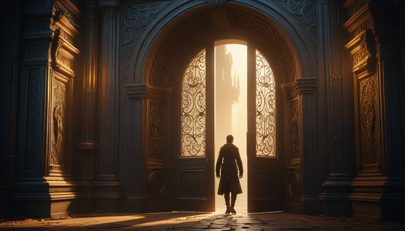 Ethereal Doors to a Mystical Realm