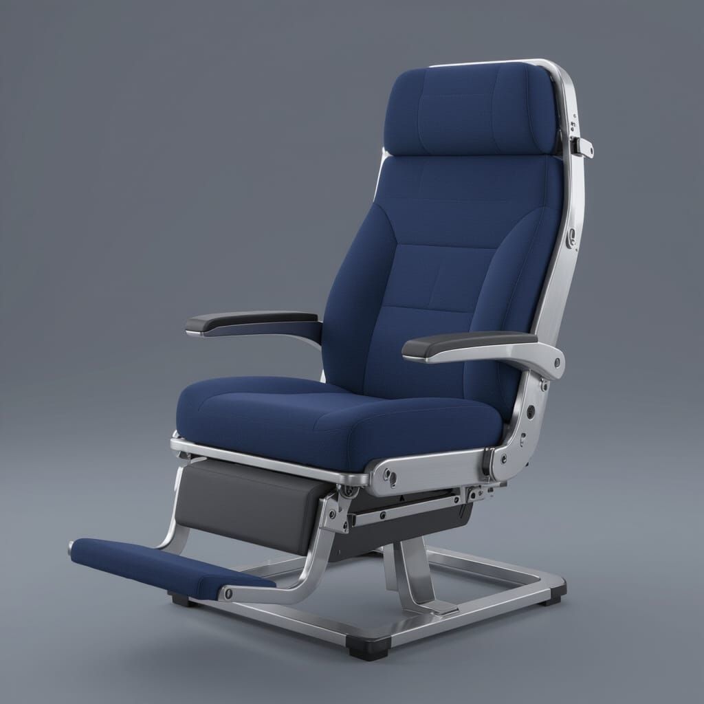 3D Render of Astronaut SpaceAssist Chair