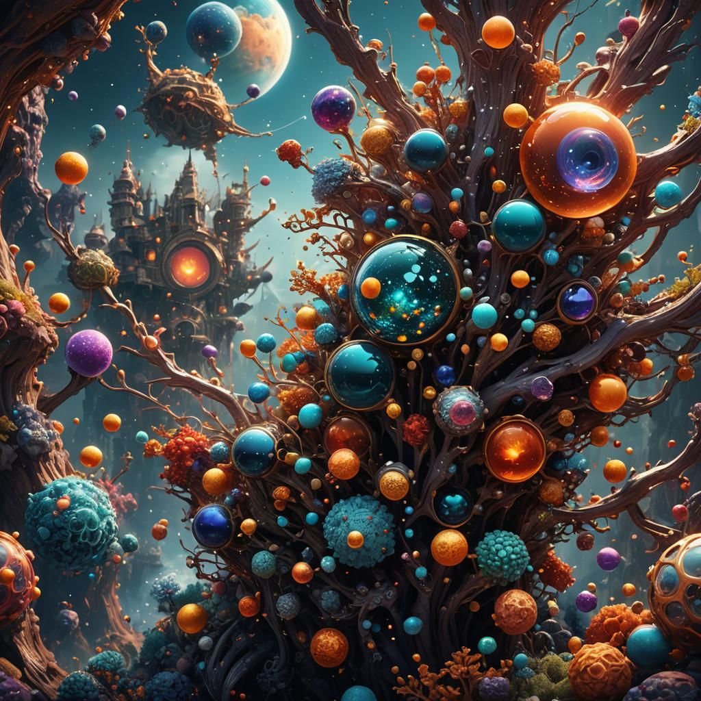 Microscopic World: Detailed Matte Painting in Unreal Engine