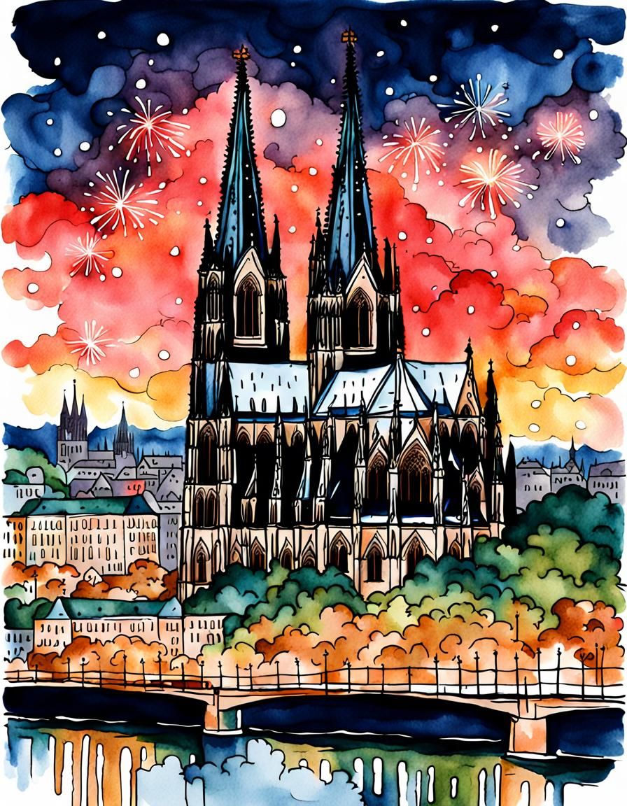 Cologne Cathedral as Decadent Birthday Cake