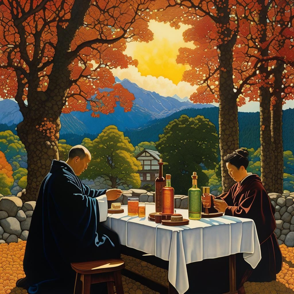 Communion in Alcohol Ink Style