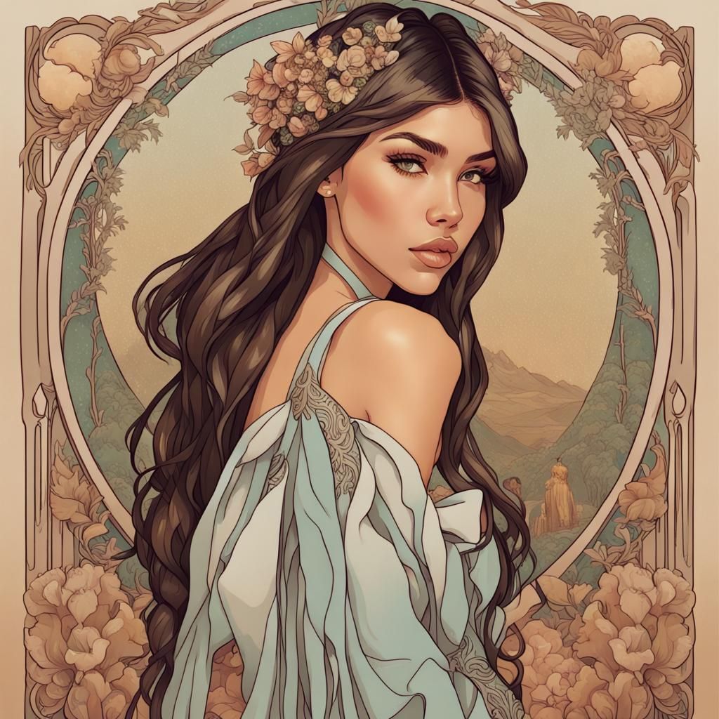 Madison Beer, Mucha style