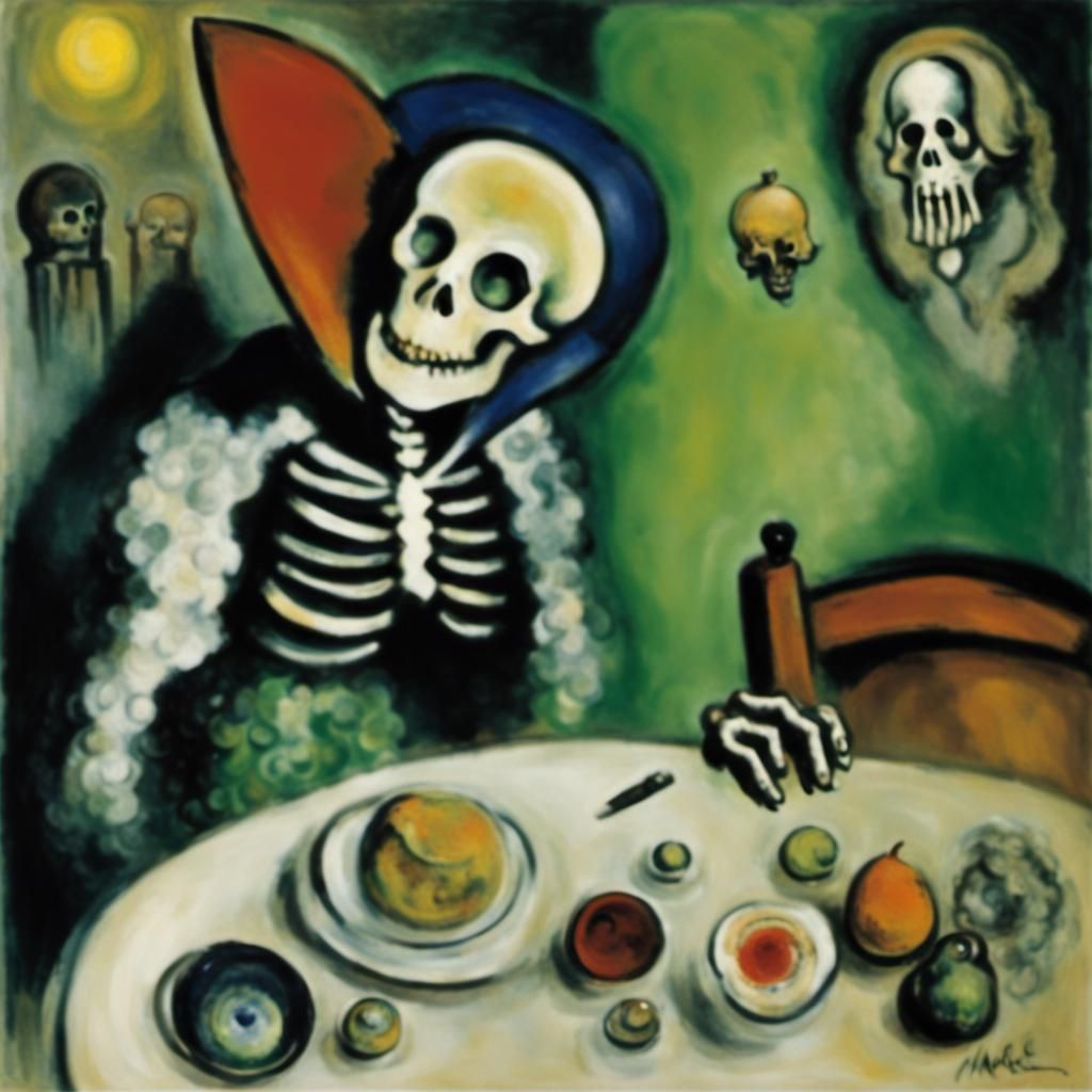 Vampire Contemplates Mouse Skeleton: Chagall and Rembrandt S...