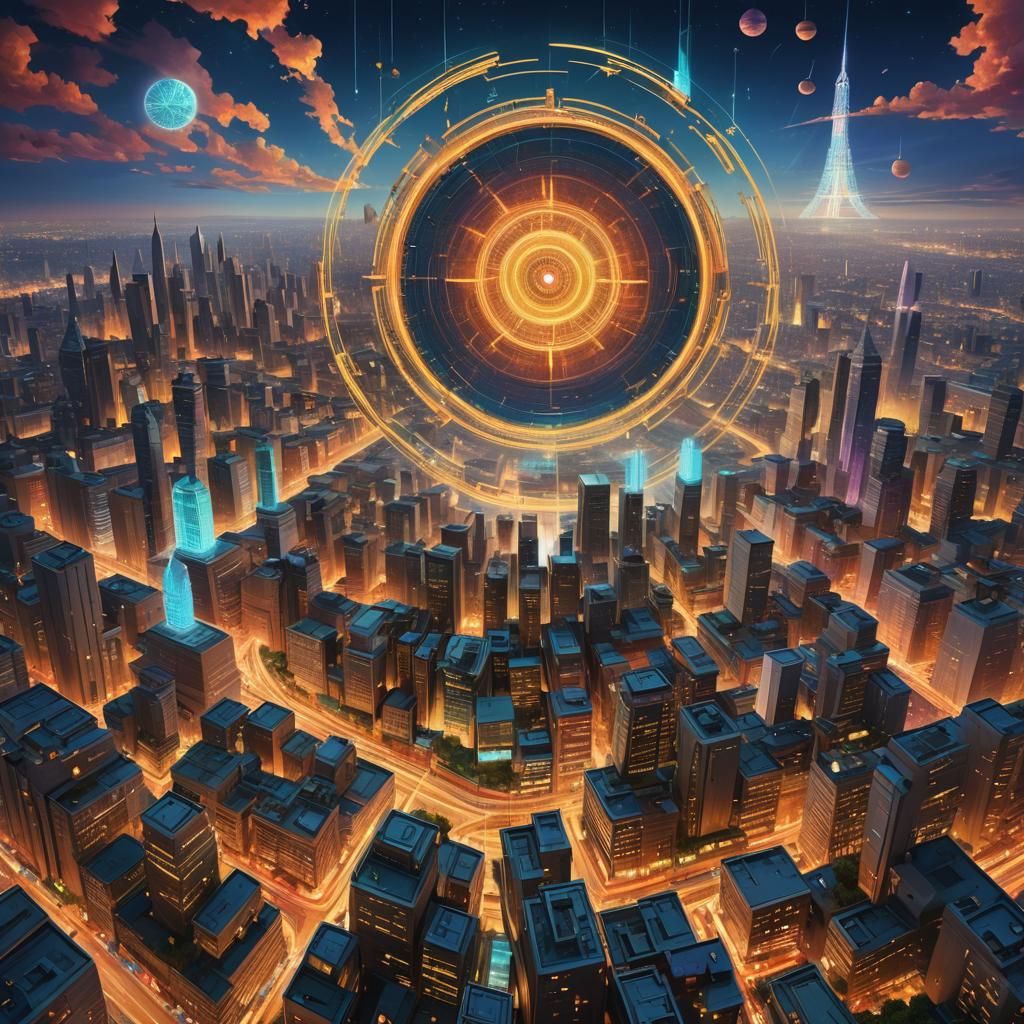 Mystical Metropolis with Atomic Energy, Unreal Engine 5