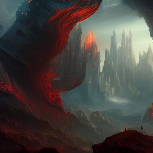 Fantastical Immortal Concept Art in Deep Color