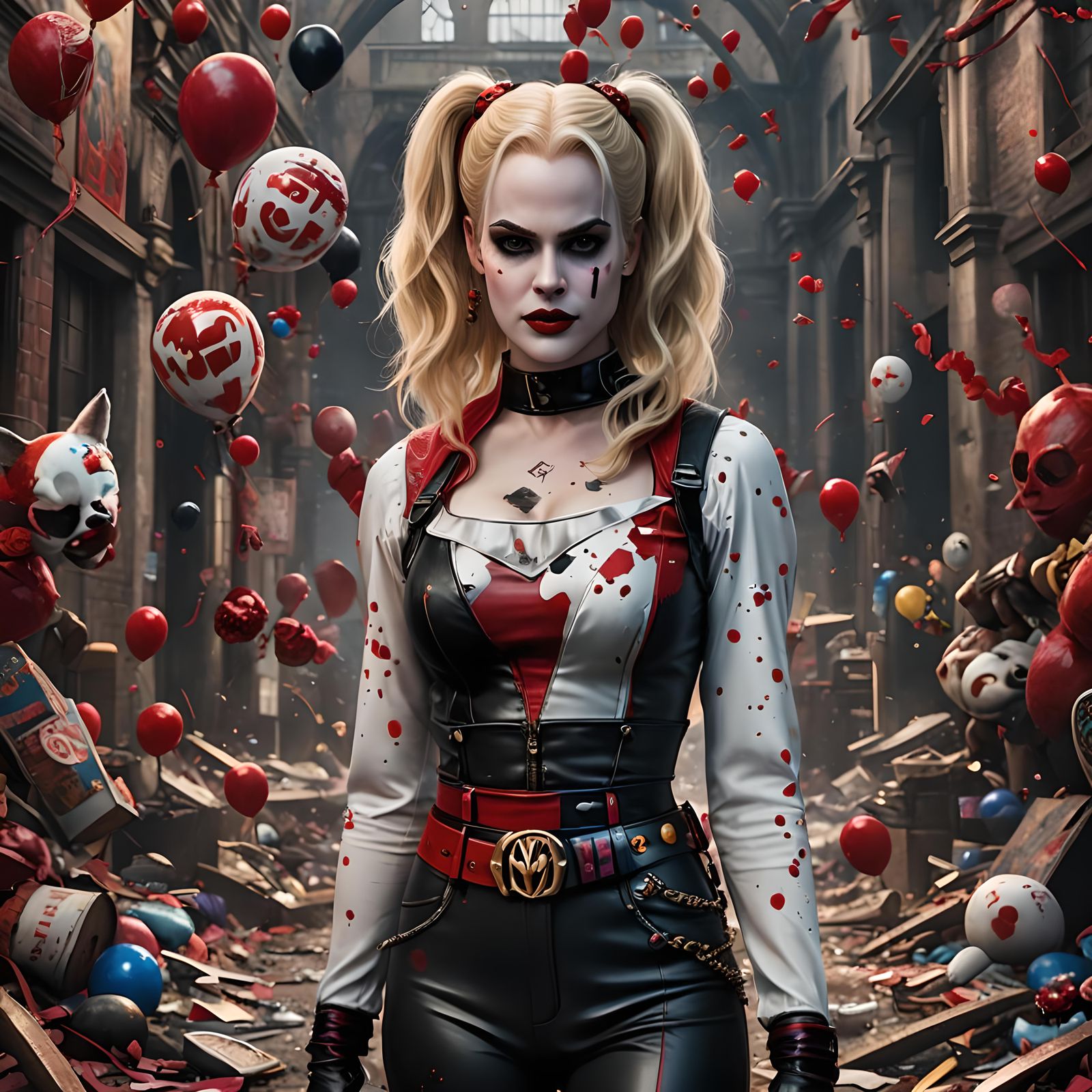 Nicole Kidman as Harley Quinn: Fantasy Concept Art