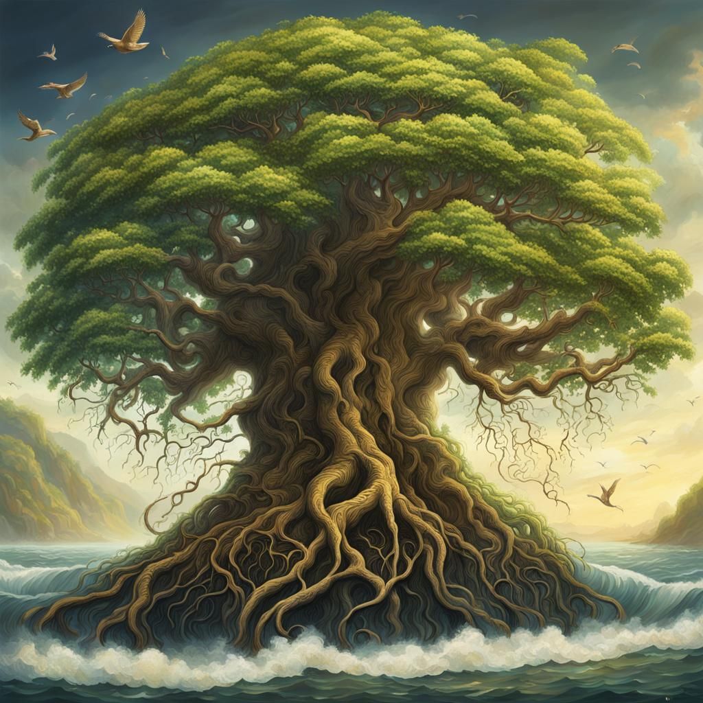 Seashore Tree of Life with Lianas