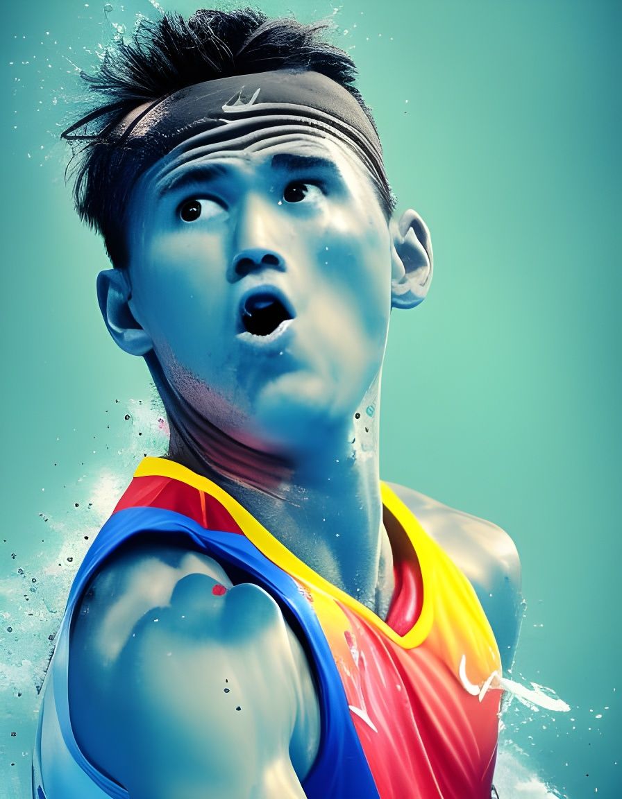 Sports Fan Art tennisman