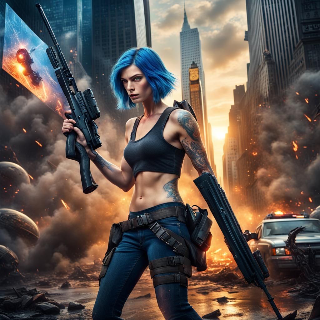 Out of my series: Last woman standing, starring: Melinda "The Mercenary"