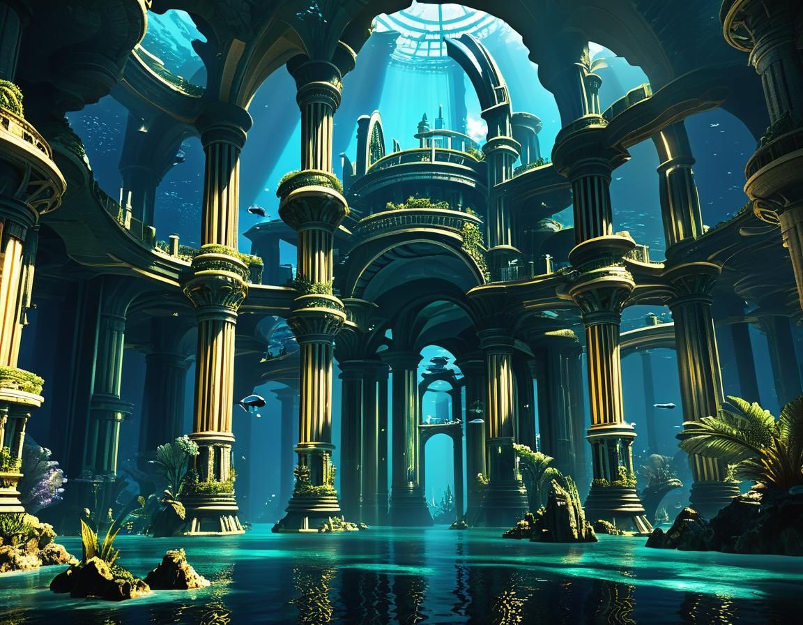 Underwater Arcology Palace of Atlantis