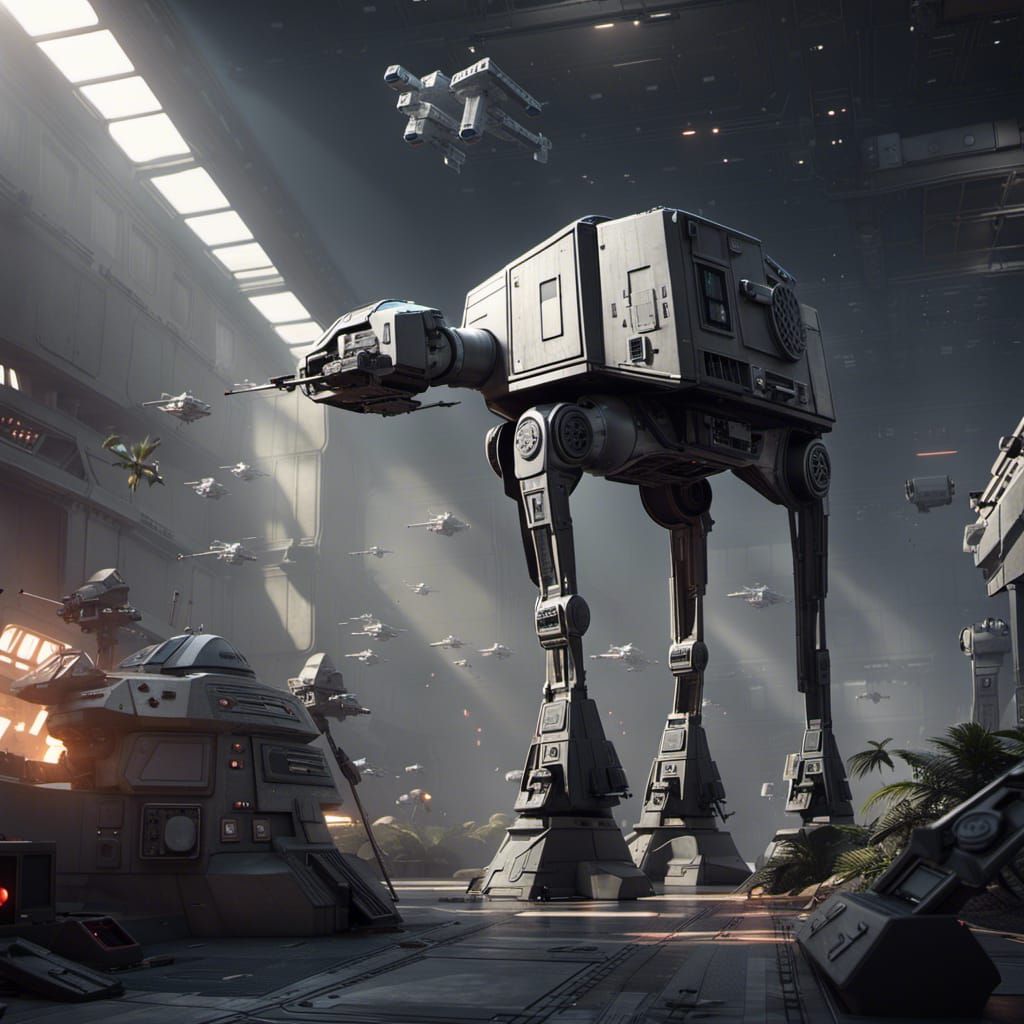 Star Wars: Galactic Empire Military Base in 3D