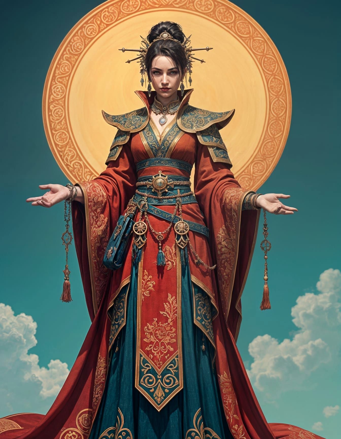 Fantastical Matte Painting with Intricate Details