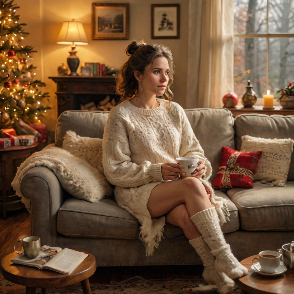 Post-Holiday Desolation in a Monochromatic Landscape