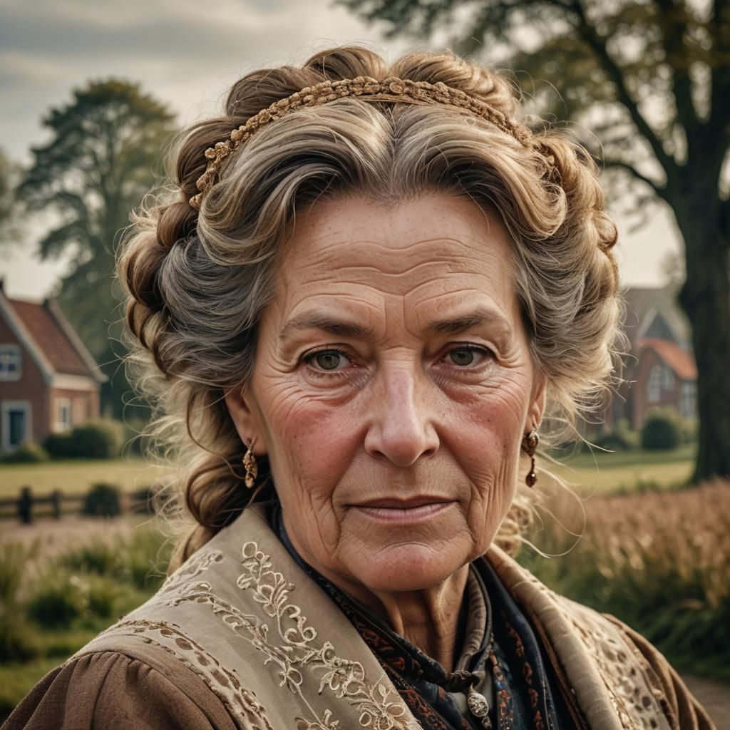Classic Dutch Portrait in Realism Style
