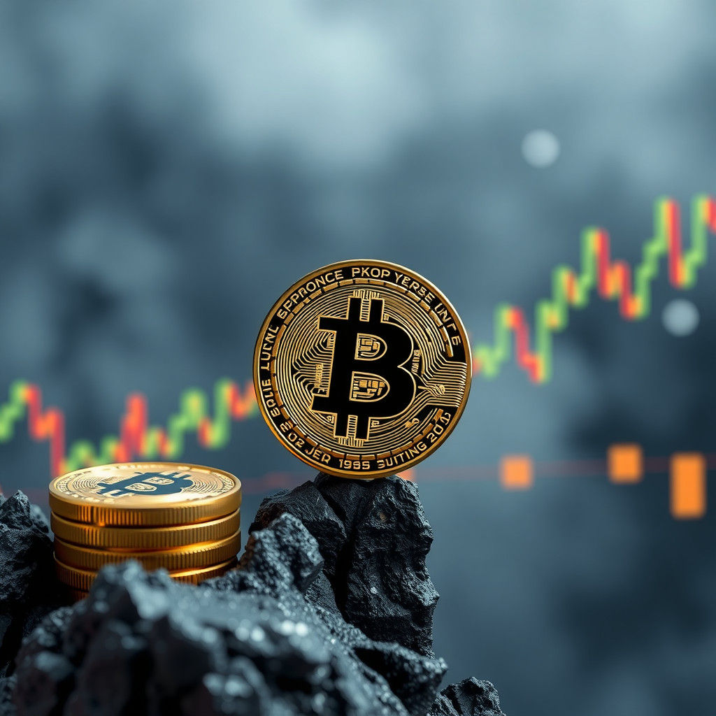 Bitcoin Price Chart Visualized by AI