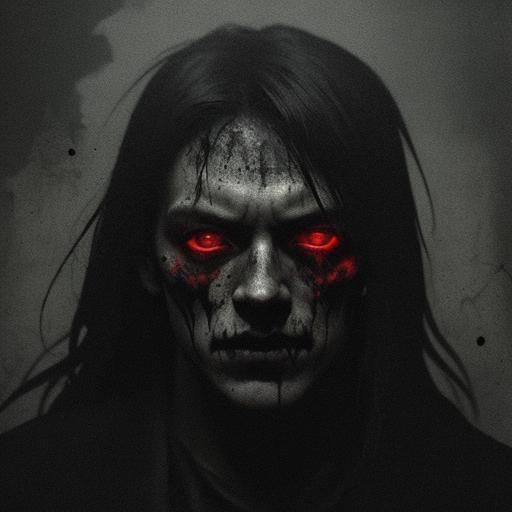 Grunge Horror Typography: A Mysterious Death