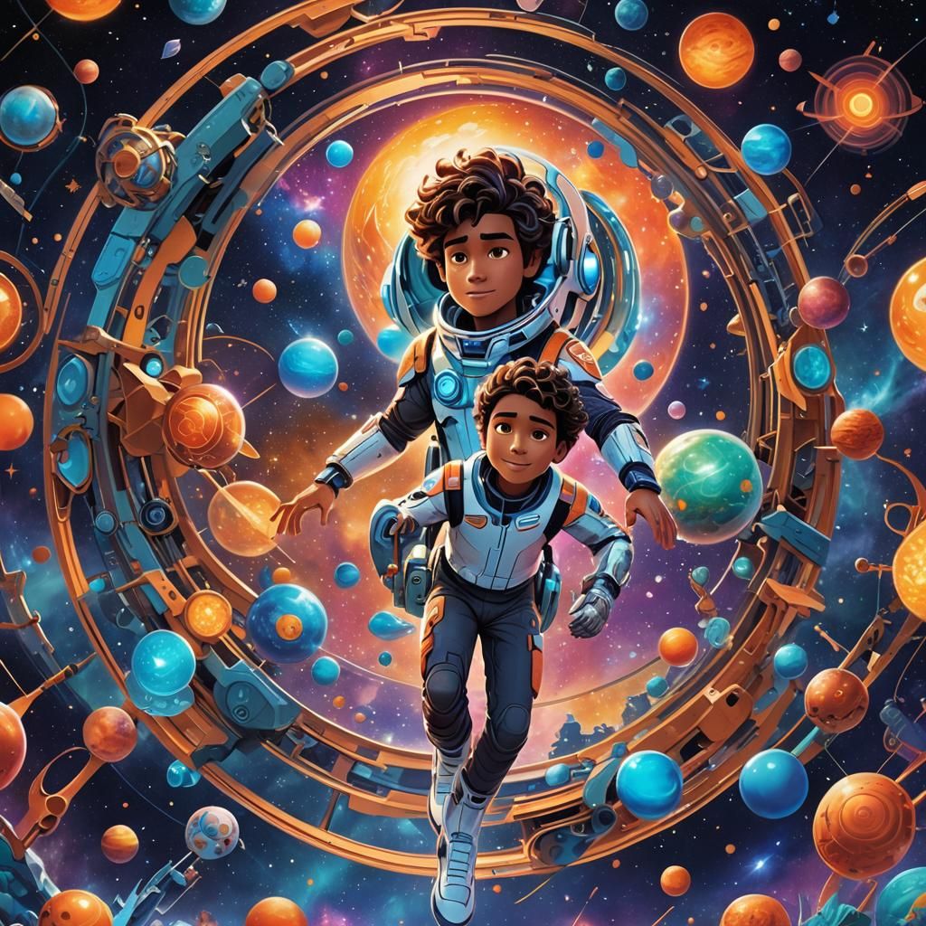 Miles from Tomorrowland Cosmic Illustration