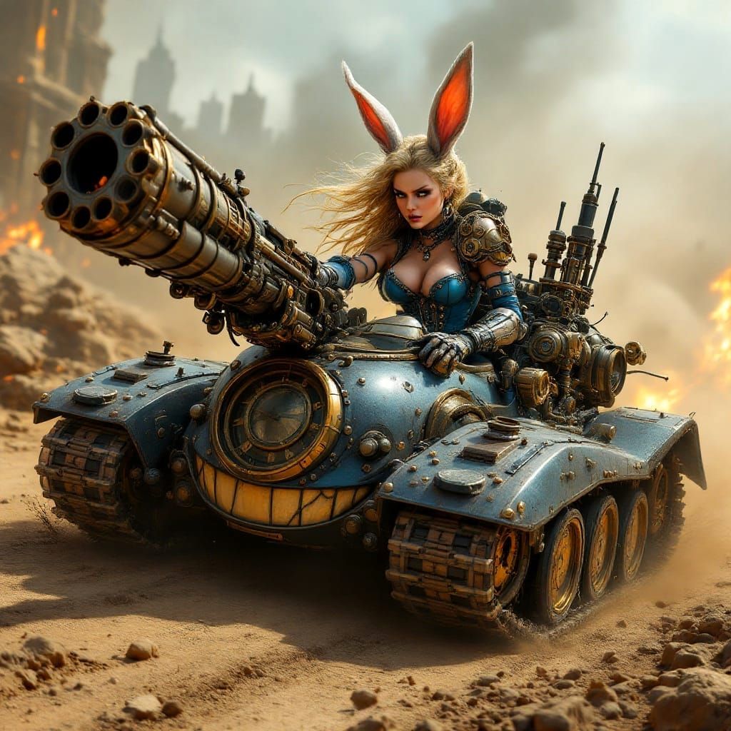 Gladiator-Punk Alice Races Through Wasteland in Mad Max Styl...