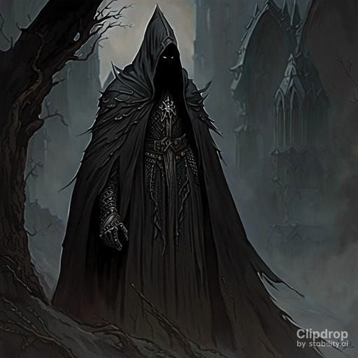High Gothic Nazgul in Angmar Landscape