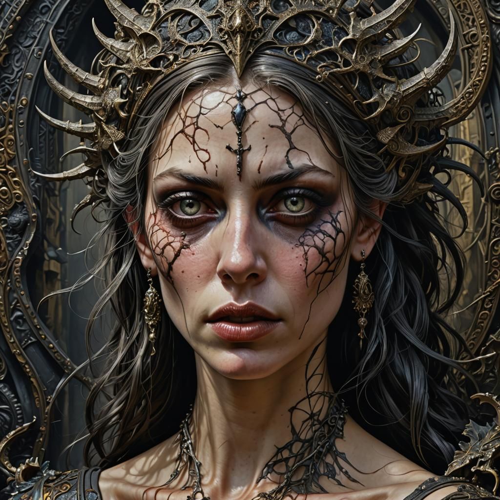 Hyperrealistic Dark Fantasy Image in High Dynamic Range