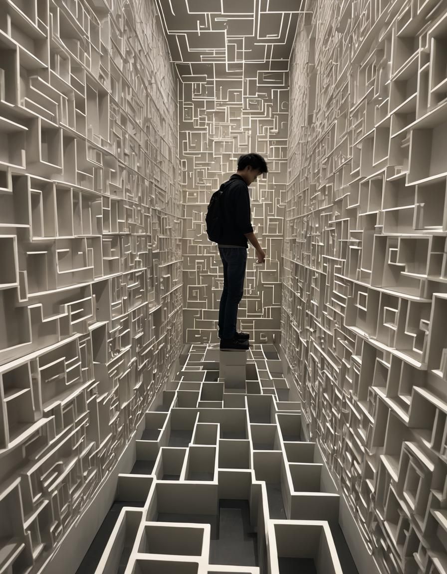 The Labyrinth of Isolation: A Journey of Self-Discovery