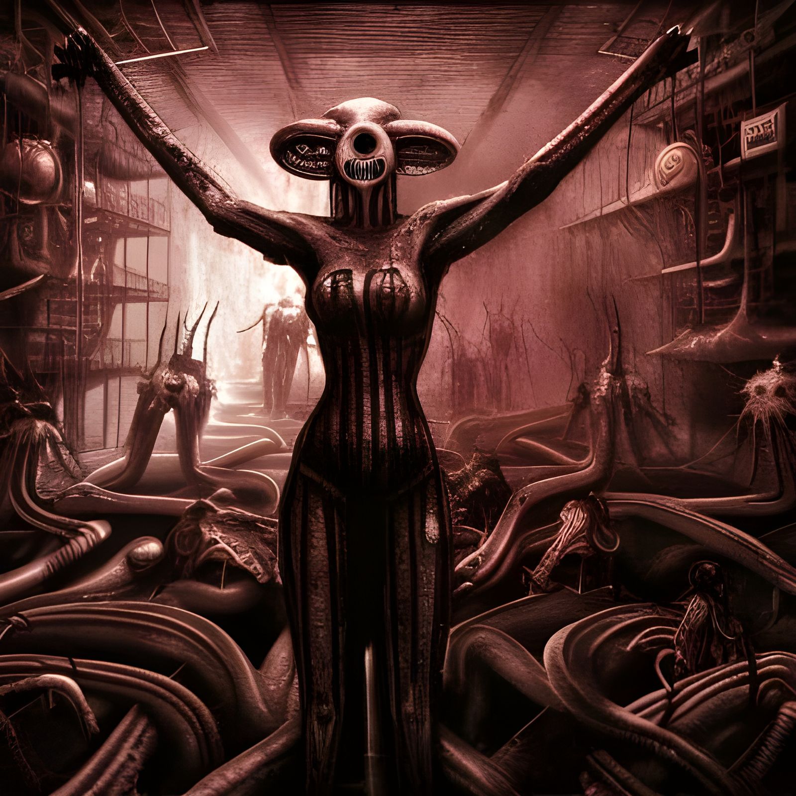 Silent Hill Nurses Pole Dancing in Hellscape