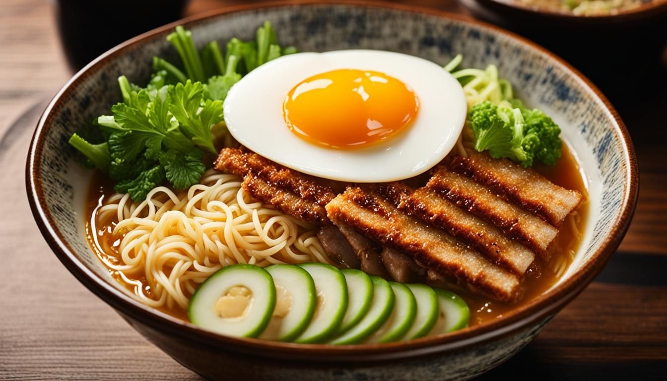Spectacular Ramen Bowl in Tokyo: Golden Hour Photo