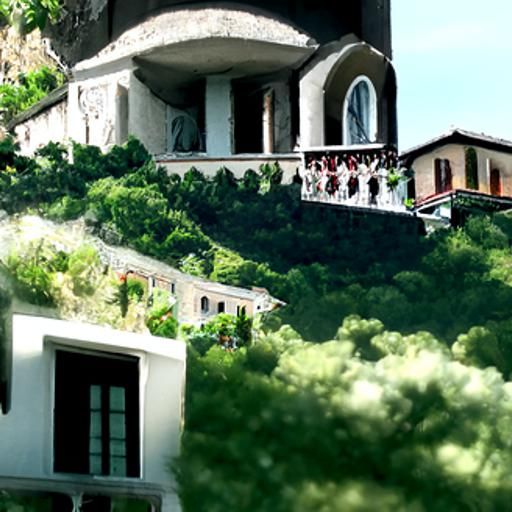 Surreal Italian Villa Overlooking Souls