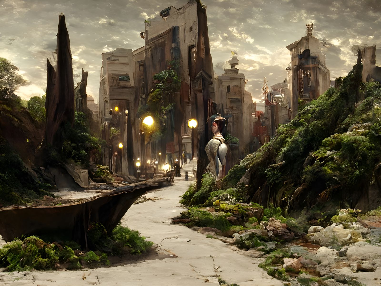 Utopian San Francisco: An Oil Painting Landscape
