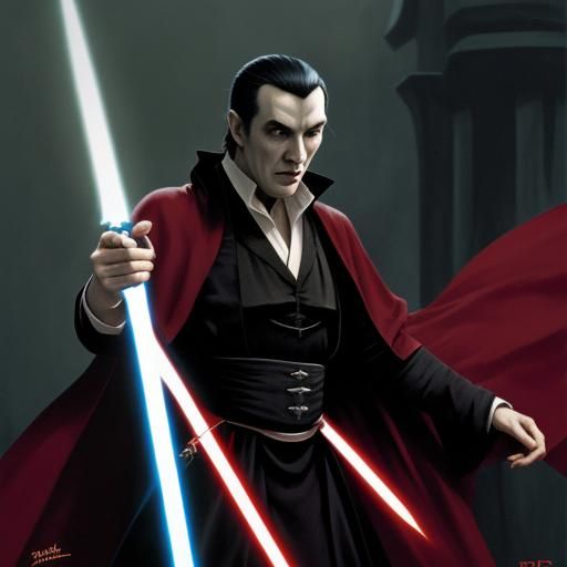Count Dracula as Jedi Knight