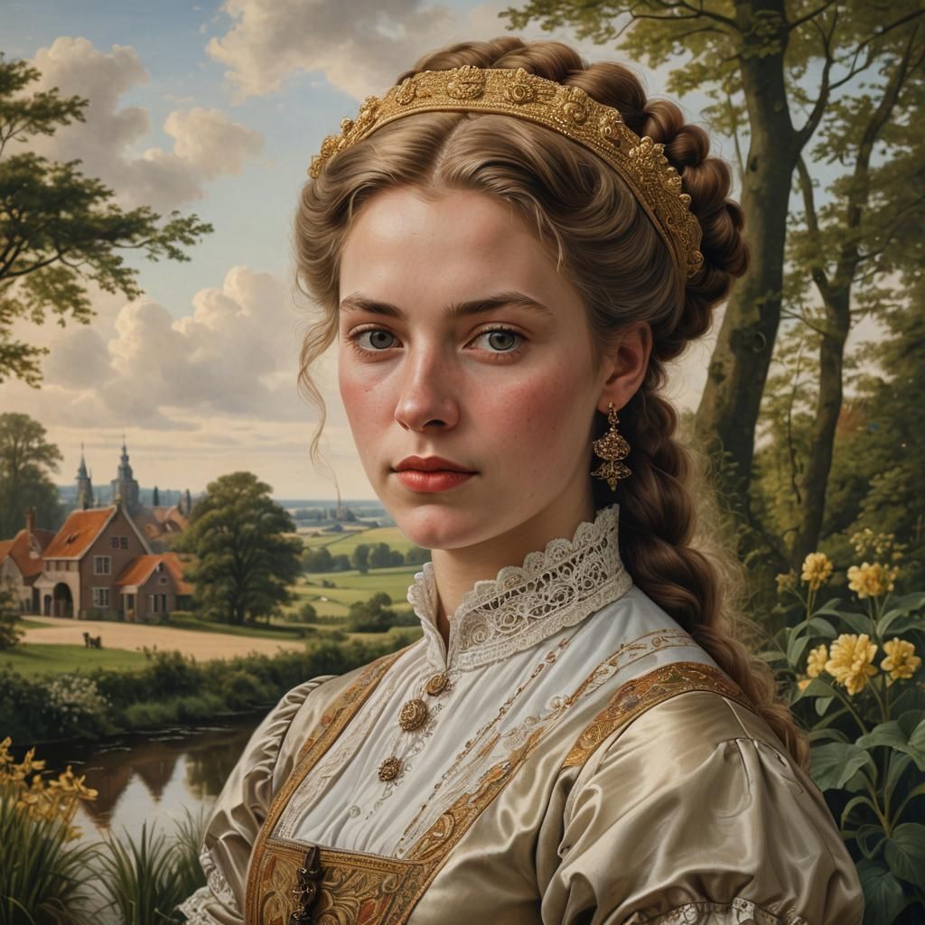 Dutch Golden Age Portrait of Jannetje Aleman