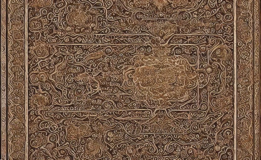 Intricate Neural Network Ink Drawing